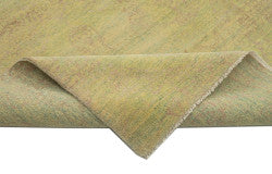 Green Oushak rug 33378