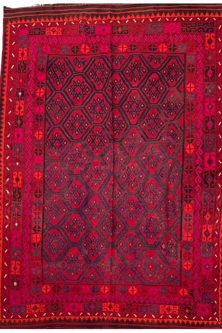 Handmade Afghan Maimana Kilim Rug | 310x220cm - SamaRugs