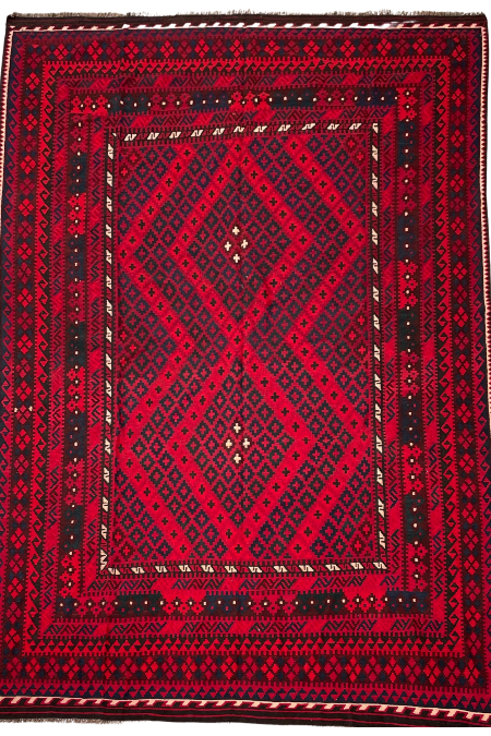 Handmade Afghan Maimana Kilim Rug | 330x250cm