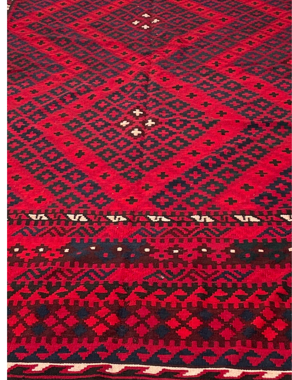 Handmade Afghan Maimana Kilim Rug | 330x250cm