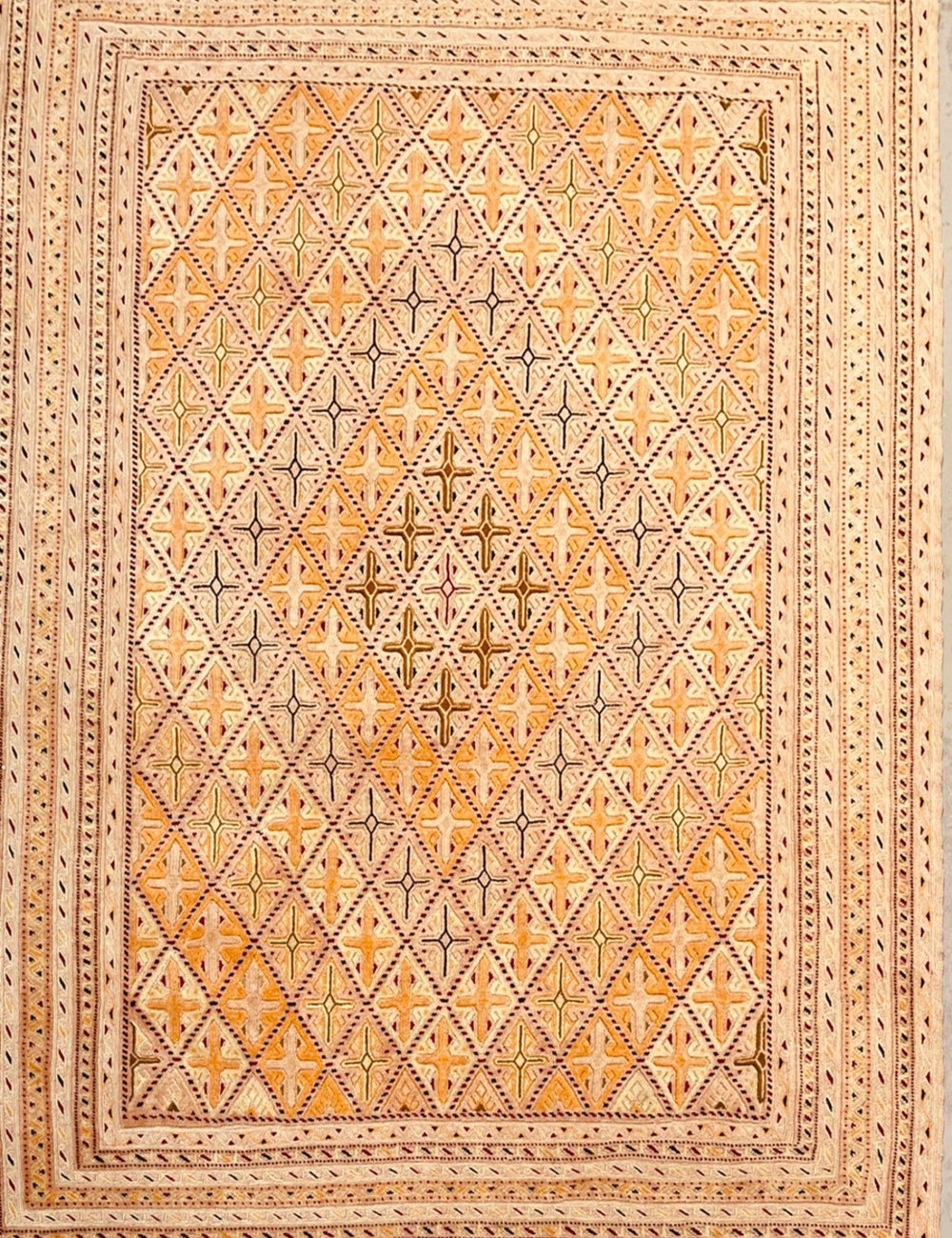 HANDMADE AFGHAN MUSHWANI KILIM | 190 X 152 CM |