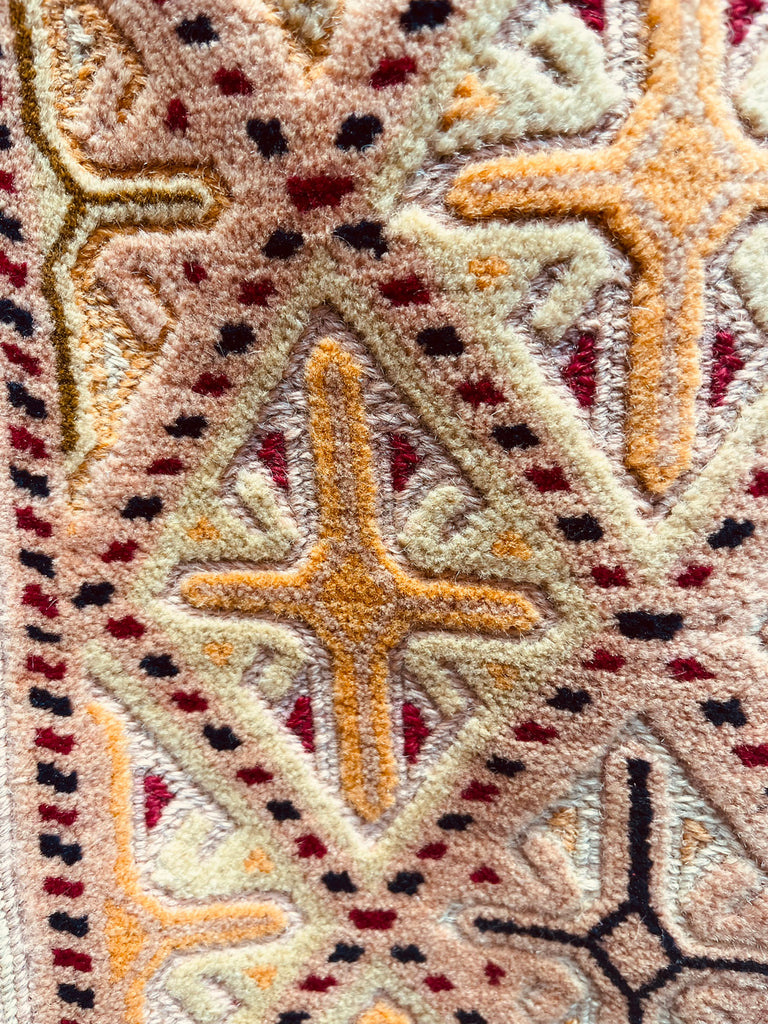 HANDMADE AFGHAN MUSHWANI KILIM | 190 X 152 CM | - SamaRugs