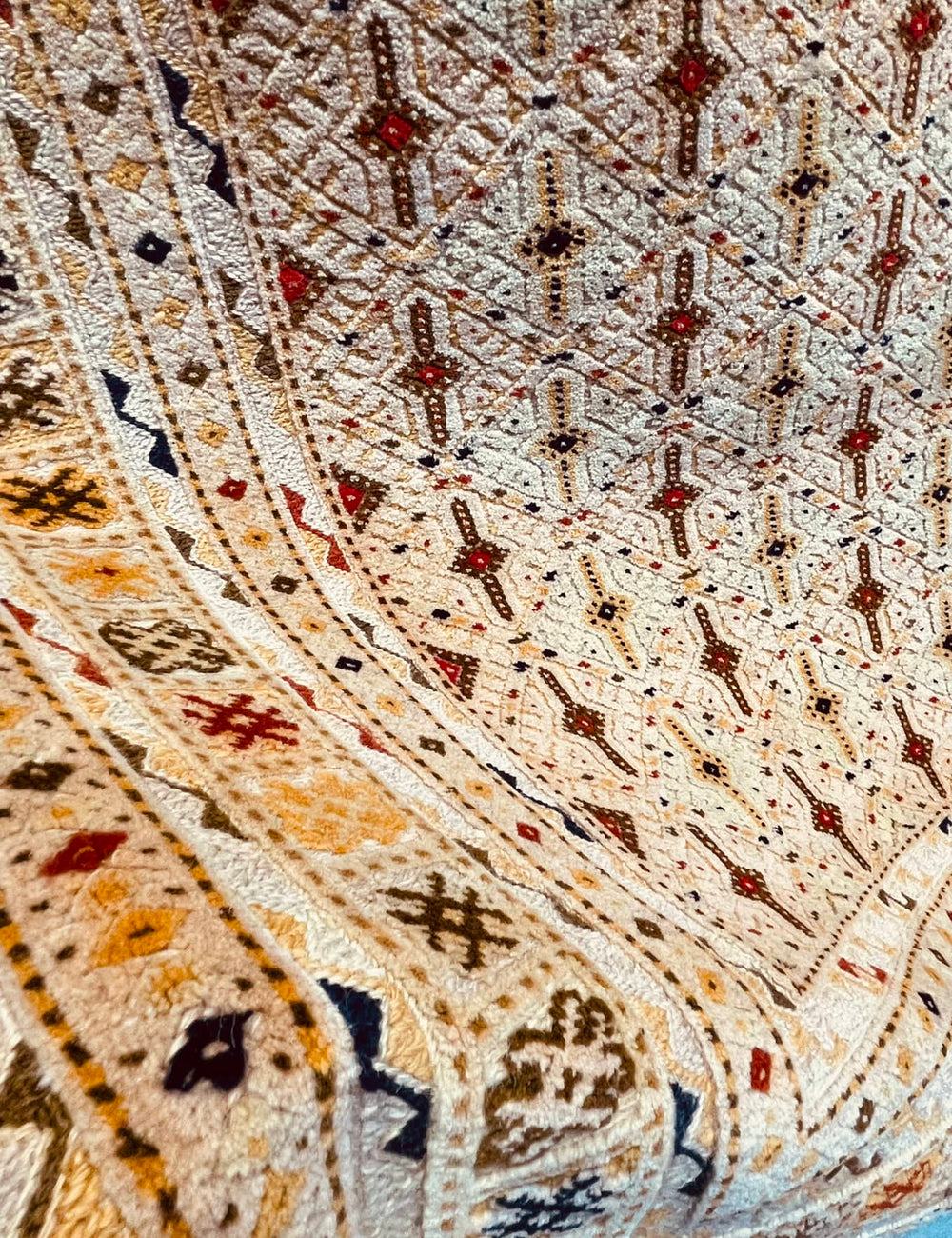 HANDMADE AFGHAN MUSHWANI KILIM | 190 X 160 CM |