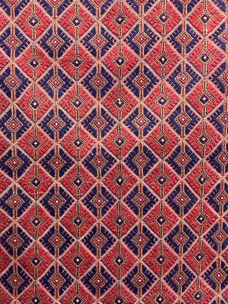 HANDMADE AFGHAN MUSHWANI KILIM | 188 X 152 CM | - SamaRugs