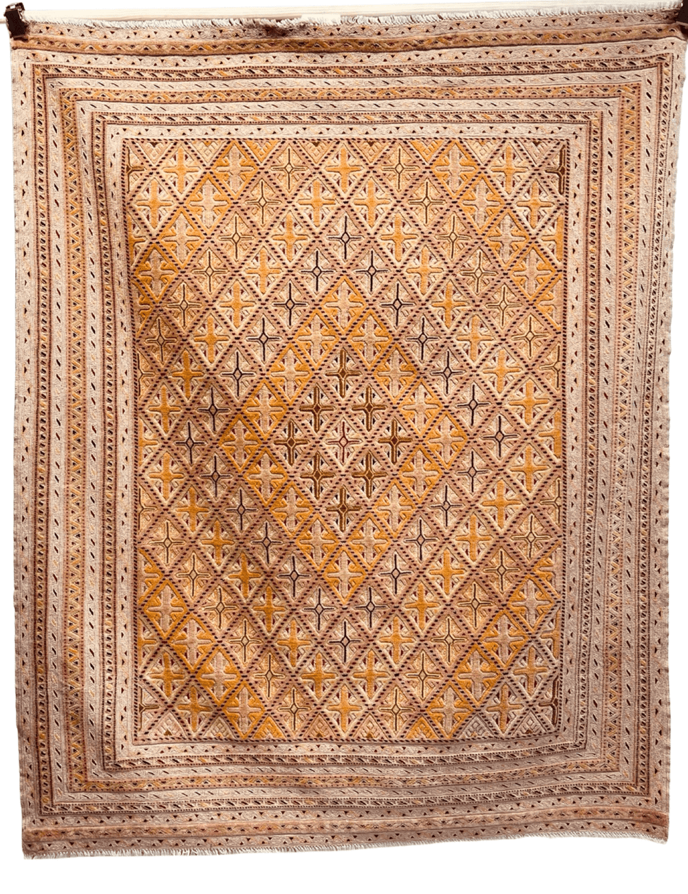 HANDMADE AFGHAN MUSHWANI KILIM | 190 X 152 CM |