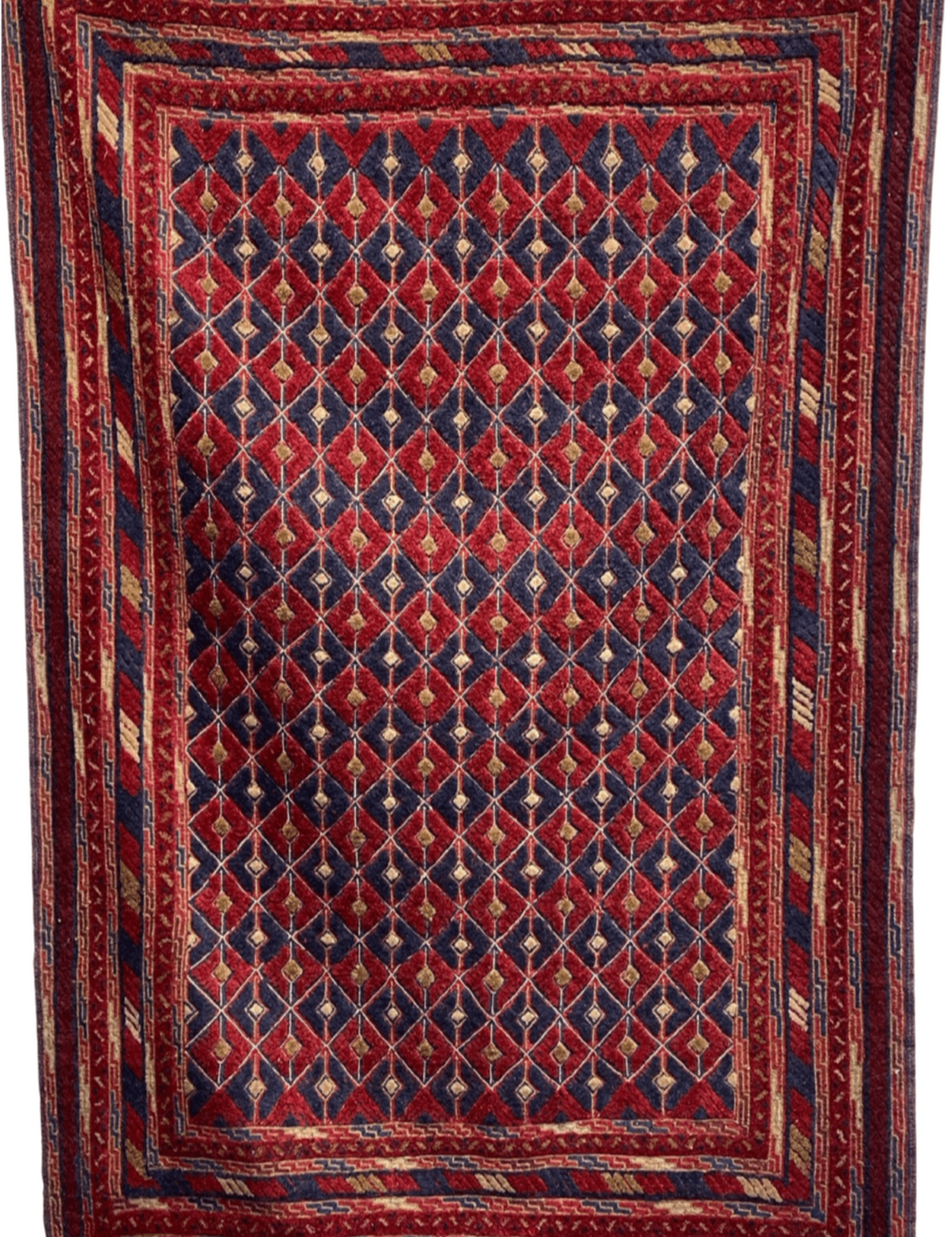 HANDMADE AFGHAN MUSHWANI KILIM | 188 X 152 CM |