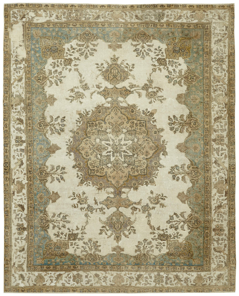 Elysian Serenity Vintage Persian Rug - 3.04 x 3.77