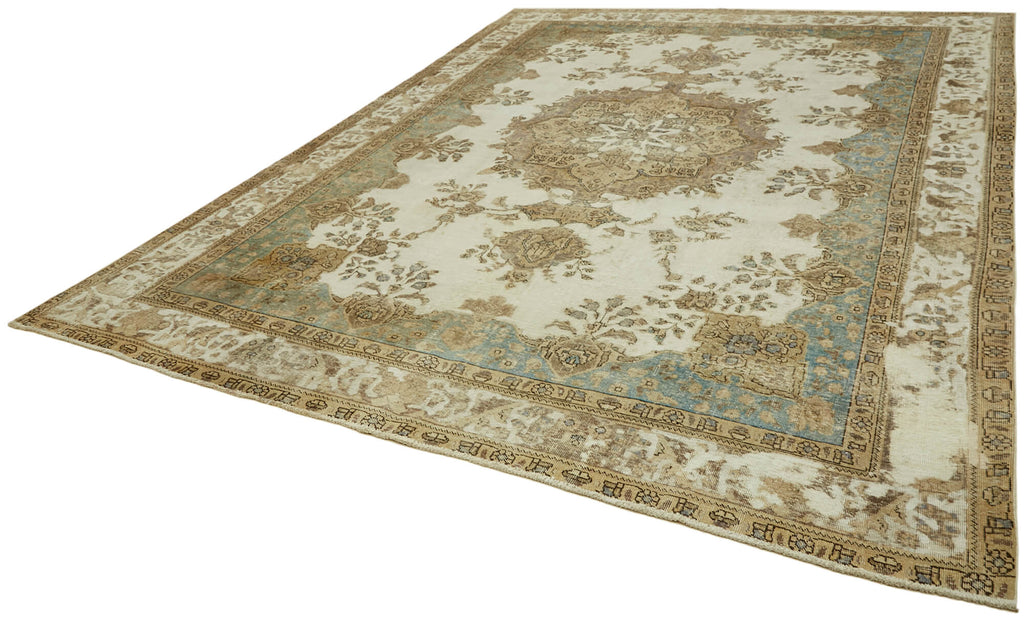 Elysian Serenity Vintage Persian Rug - 3.04 x 3.77