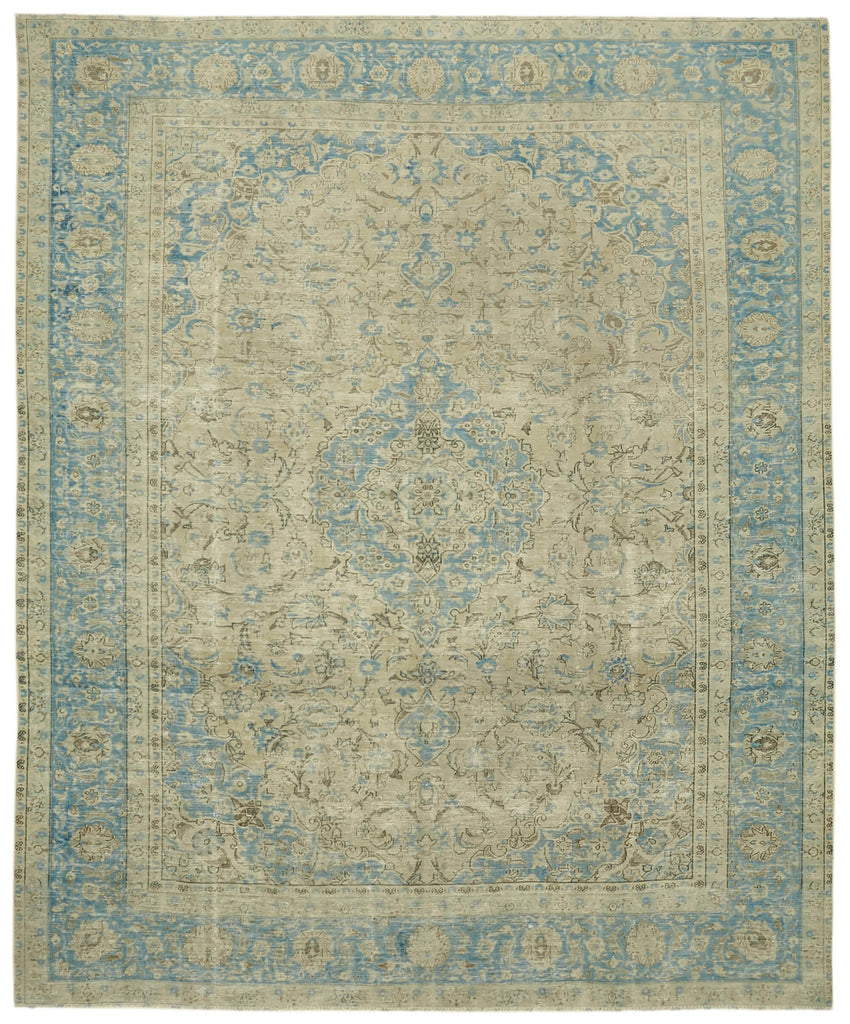 Nebula Serenade Vintage Persian Rug - 3.14 x 3.87