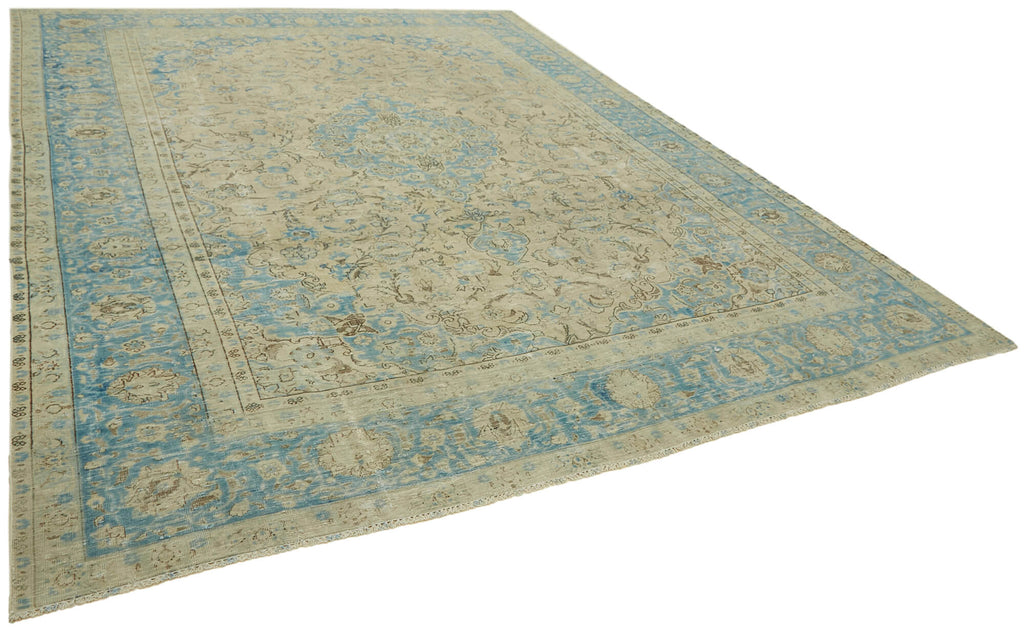 Nebula Serenade Vintage Persian Rug - 3.14 x 3.87