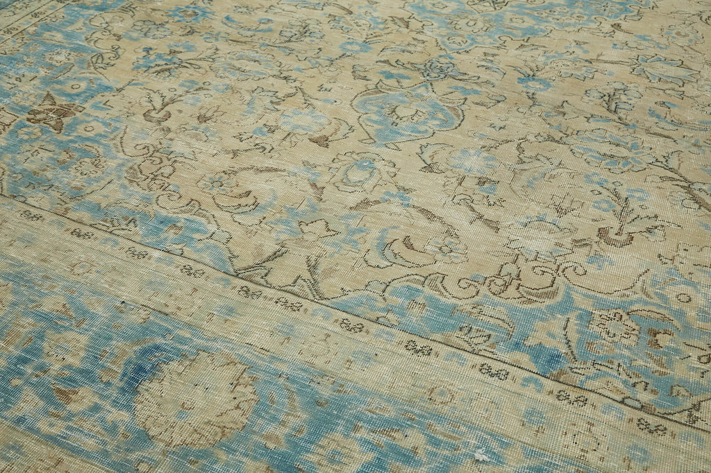 Nebula Serenade Vintage Persian Rug - 3.14 x 3.87