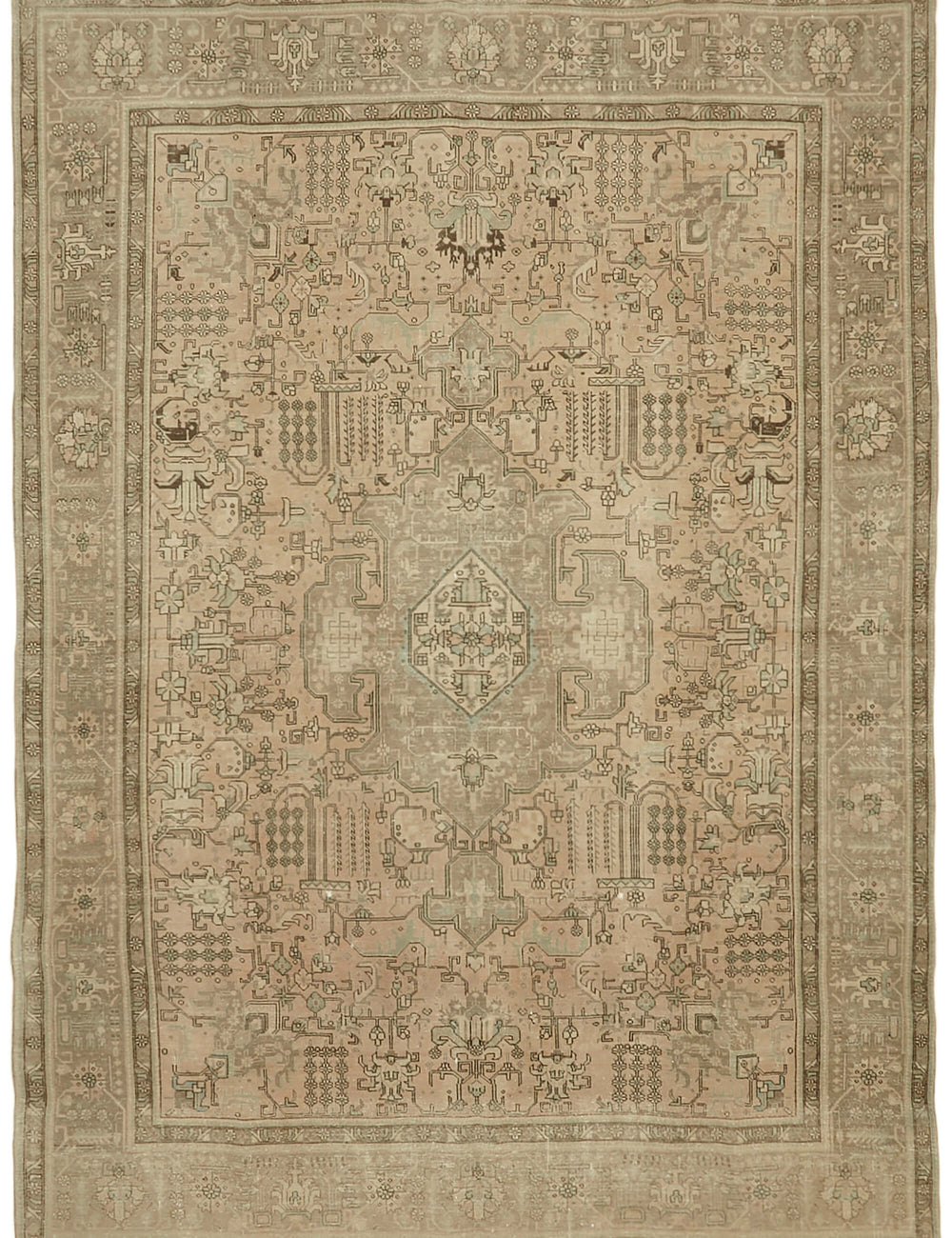 Ethereal Symphony Vintage Persian Rug - 2.96 x 4.01
