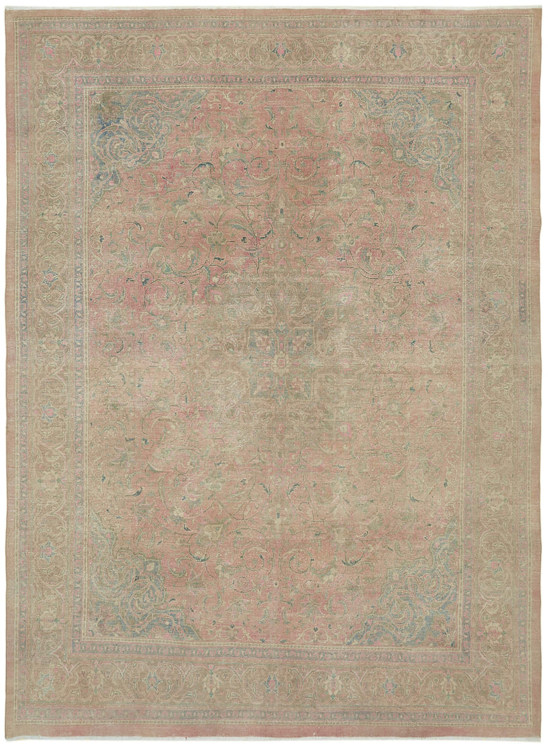 Lyrical Tranquility Vintage Persian Rug - 3.01 x 3.97