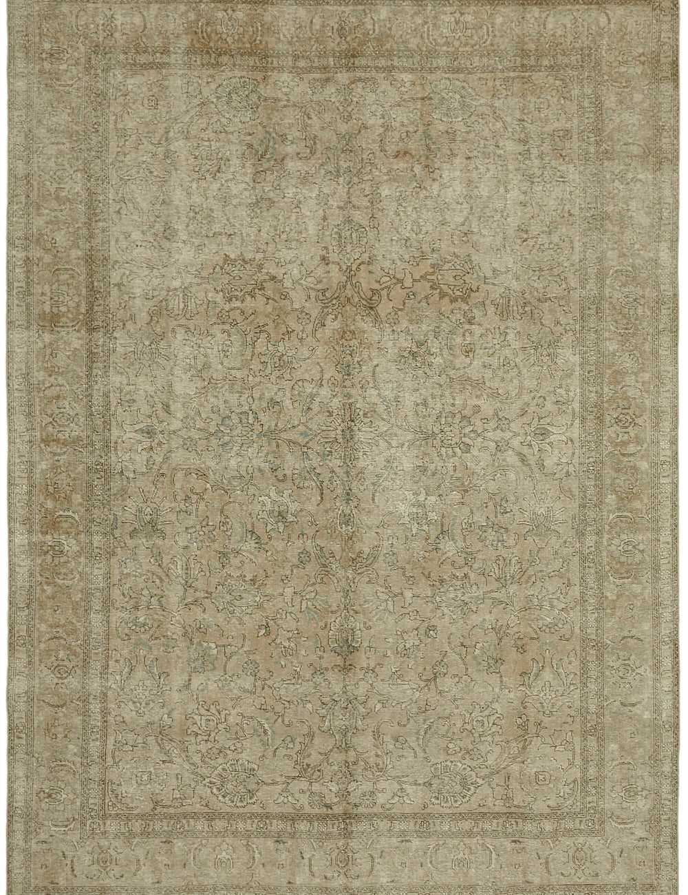 Lyric Tranquil Tones Vintage Persian Rug - 2.94 x 3.97