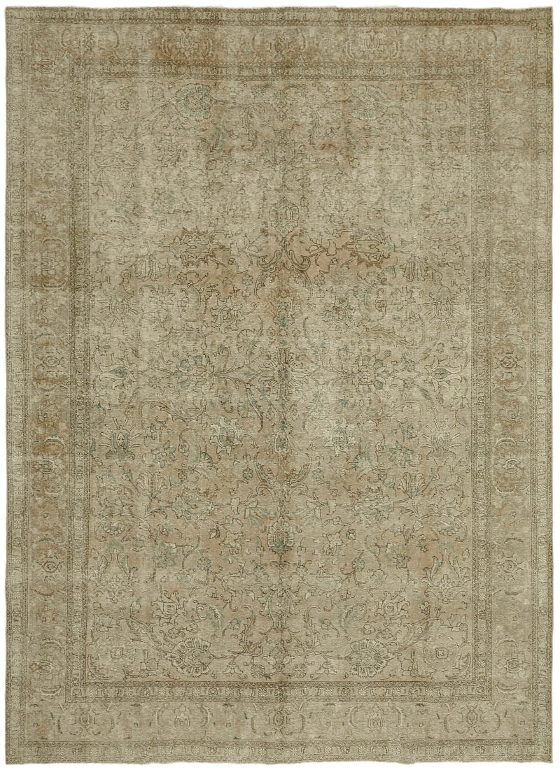 Lyric Tranquil Tones Vintage Persian Rug - 2.94 x 3.97 - SamaRugs