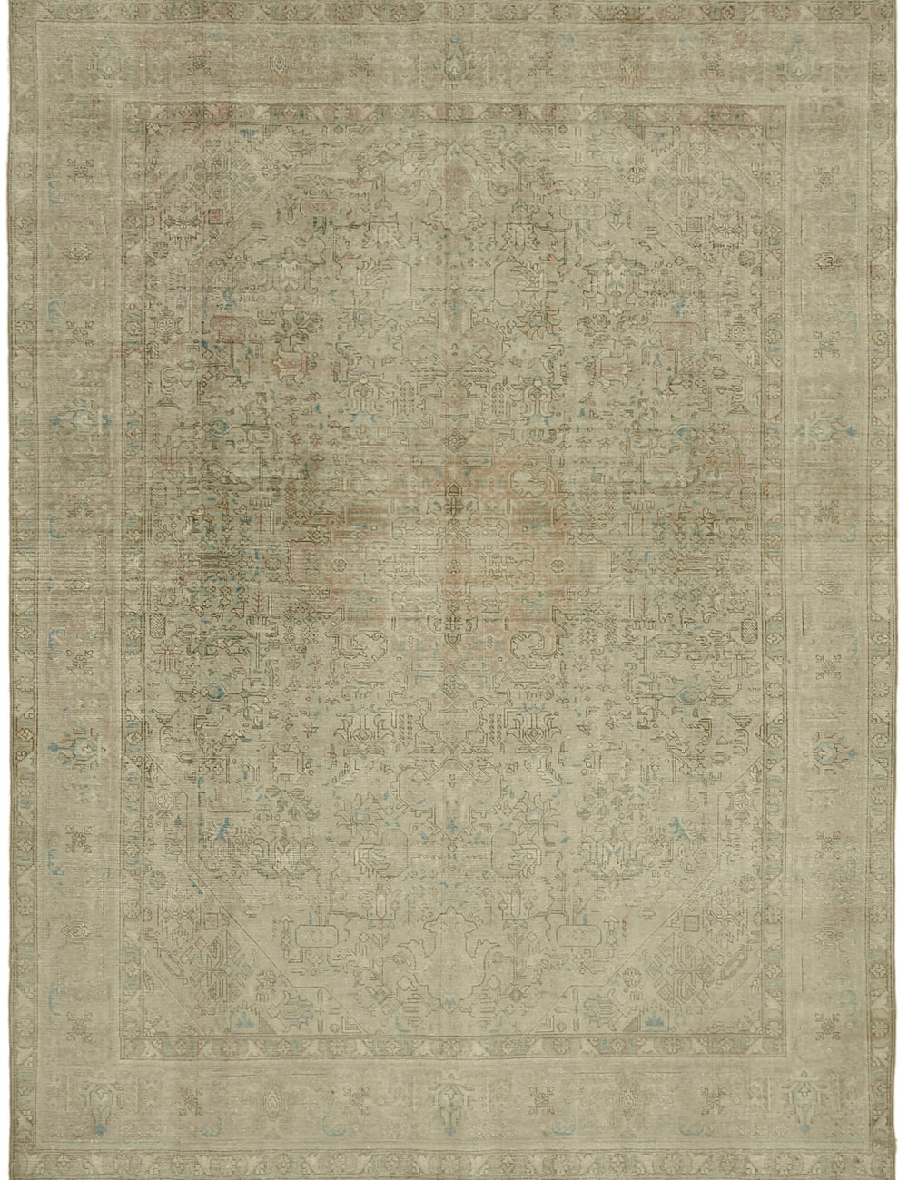 Vintage Persian Rug Whispers - 3.00 x 3.90