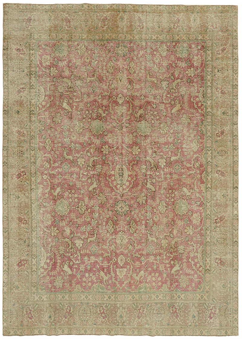 Nebula Vintage Persian Rug - 2.95 x 4.02 - SamaRugs