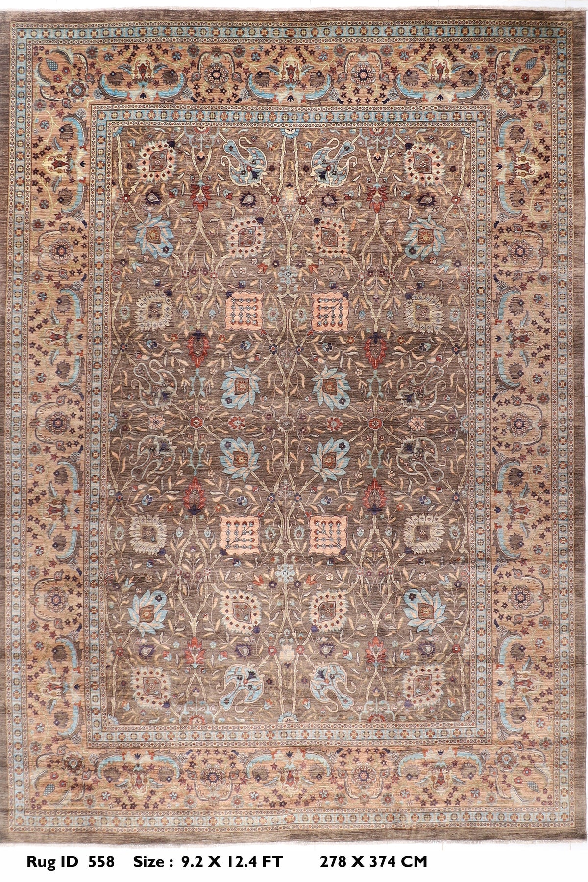 Extremely Fine Quality Area Bilijiq Suzani , 9'2x12'4 ft