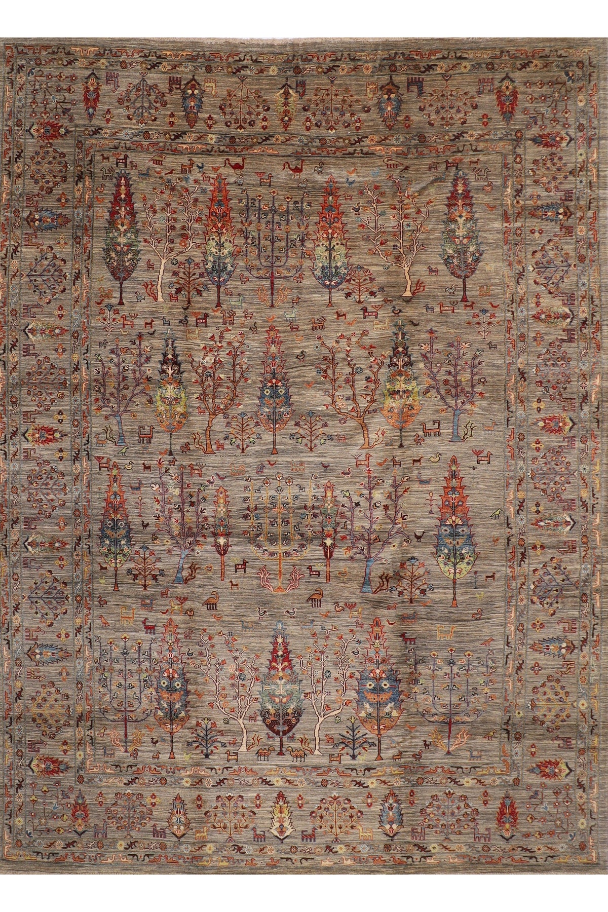 Tree of life, Birjin Chobi rug 9x12 ft.  267x361 cm