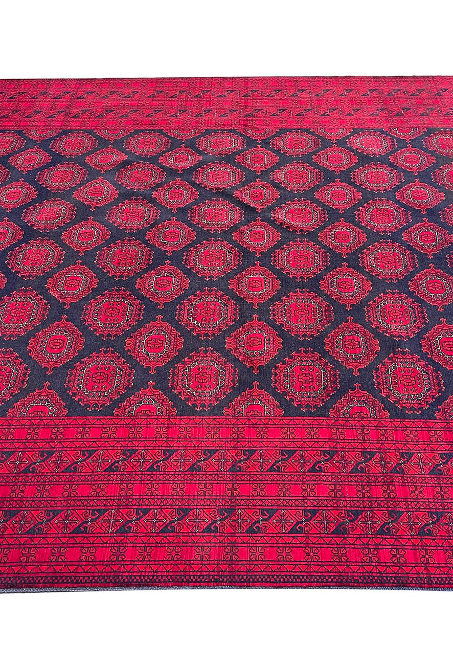Princess Bukhara - extremely fine Afghan Rug 290x200cm