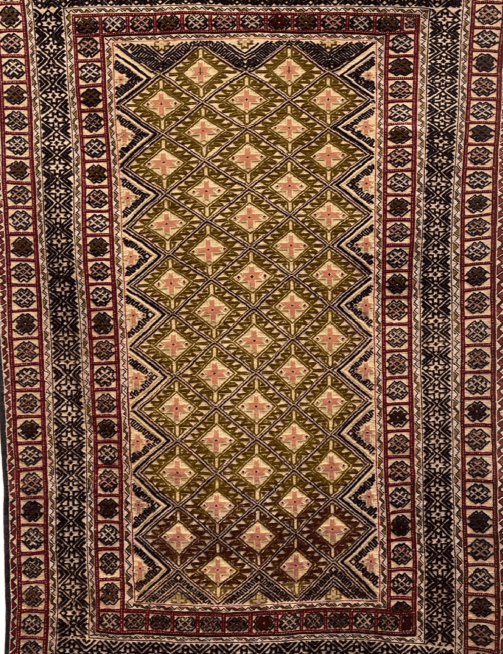 HANDMADE AFGHAN MUSHWANI KILIM | 185 X 144 CM |