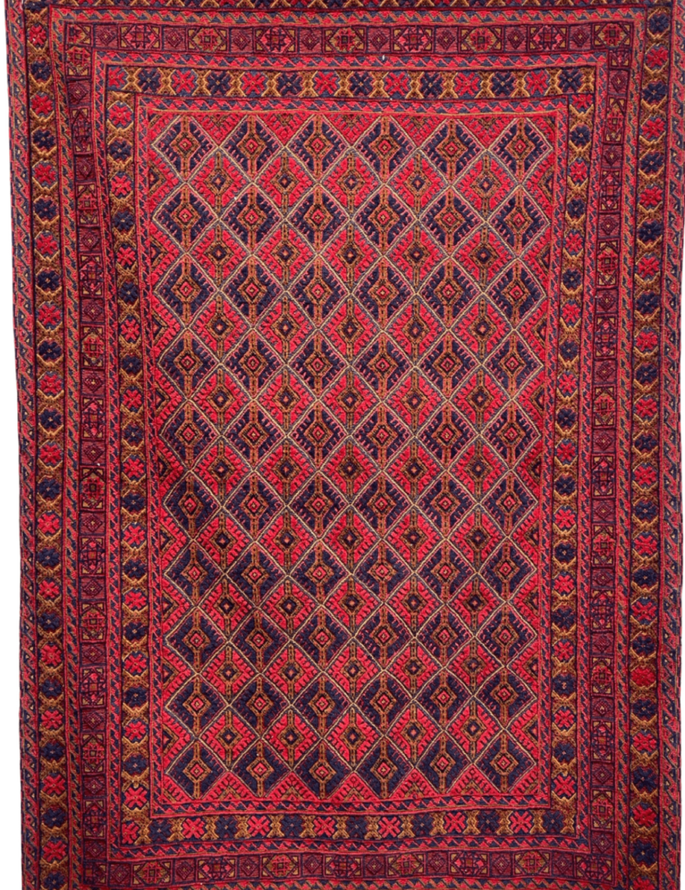 HANDMADE AFGHAN MUSHWANI KILIM | 188 X 152 CM |