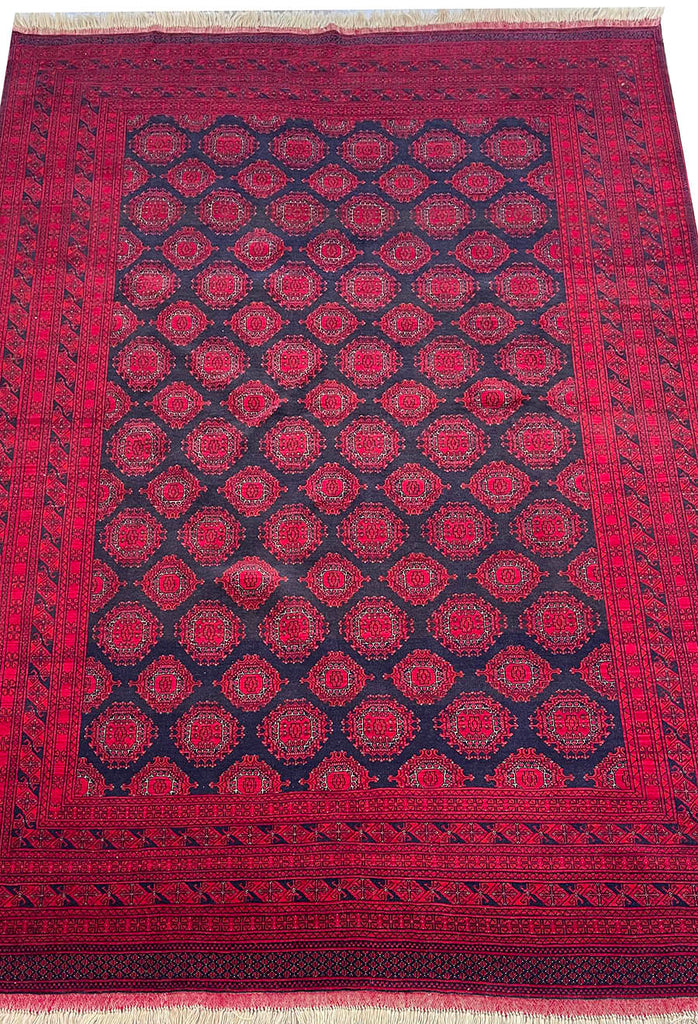 Princess Bukhara - extremely fine Afghan Rug 290x200cm - SamaRugs