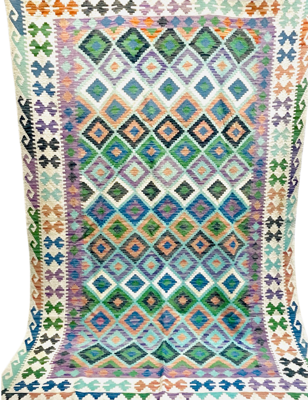 HANDMADE AFGHAN MAIMANA KILIM | 302 X 205 CM |